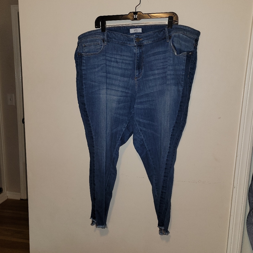 Ann Taylor Loft Plus Crop Jeans
